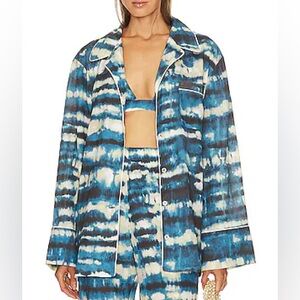 RONNY KOBO Valentina Tie Dye Satin Shirt